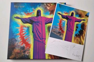 Marillion Afraid of sunlight box signed print vinyl  beschikbaar voor biedingen
