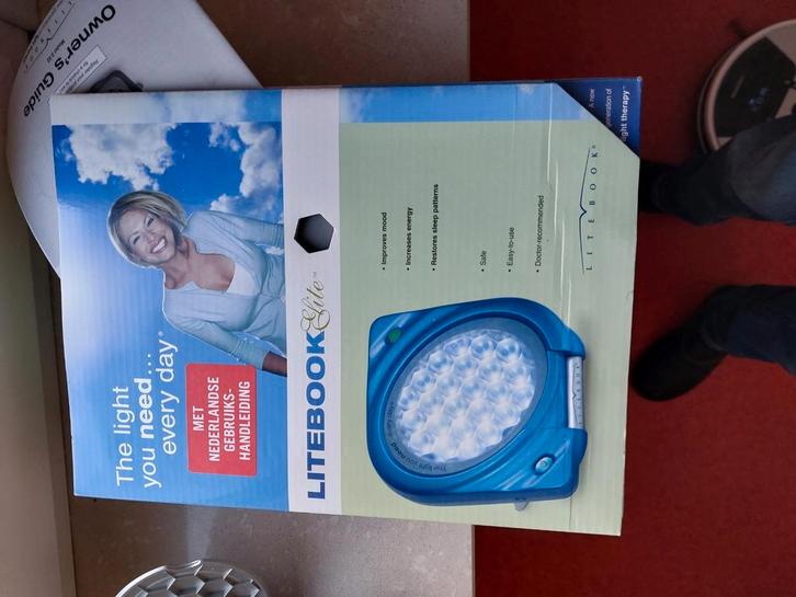 Licht therapie lamp, Witgoed en Apparatuur, Zonnebanken en Gezichtsbruiners, Zo goed als nieuw, Minder dan 10 lampen, Ophalen of Verzenden