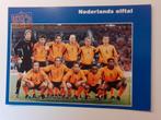 A5 elftalkaart Nederland-Belarus 7 september 2002, Ophalen of Verzenden, Zo goed als nieuw, Poster, Plaatje of Sticker