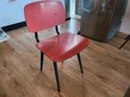 5 Originele Revolt stoelen Friso Kramer 1953, Ophalen, Gebruikt, Industrieel, Rood