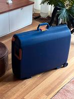 Blauwe Samsonite Koffer met Wieltjes 70x60x25 cm nieuwstaat, Gebruikt, Hard kunststof, 45 tot 55 cm, Slot