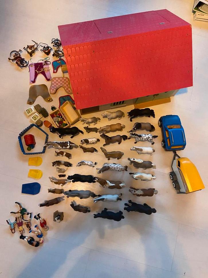 Mega set schleich, Kinderen en Baby's, Speelgoed | Playmobil, Zo goed als nieuw, Ophalen of Verzenden
