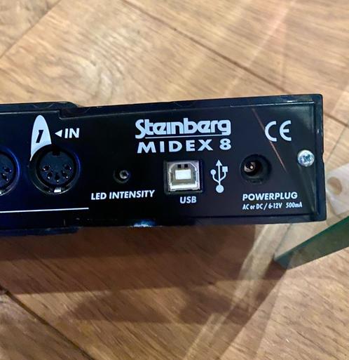 Steinberg Midex 8 midi interface, Audio, Tv en Foto, Professionele Audio-, Tv- en Video-apparatuur, Zo goed als nieuw, Audio, Ophalen of Verzenden