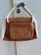 GIULIANO tas suedelook met teddybont, -, Verzenden, Schoudertasje, Amsterdam