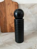 Zwarte houten zout- en pepermolen Ras, Zwart, Ophalen of Verzenden, Zo goed als nieuw, Kaars