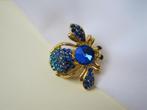 Broche honingbij/  rijnsteentjes, Met kristal, Overige materialen, Overige kleuren, Verzenden