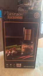 Hakmolen Black&Wood, Ophalen, Nieuw, Rvs of Chroom