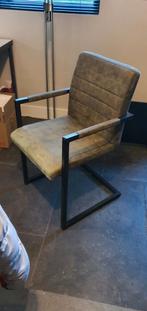 Groene Lizzy eetkamerstoel van Leen Bakker, Ophalen, Gebruikt, Overige kleuren, Metaal