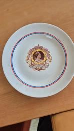 Wandbord ter gelegenheid van ambtsjubileum koningin Wilhelmi, Ophalen