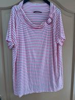 Leuk wit/roze viscose shirt van Betty Barclay maat 46 zgan, Maat 46/48 (XL) of groter, Betty Barclay, Ophalen of Verzenden, Zo goed als nieuw