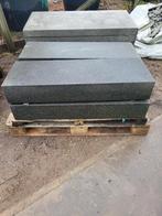 Bloktreden natuursteen 100x35x15 cm 4 st. nieuw!!!!, Tuin en Terras, Bielzen en Borders, Ophalen, Blok, 25 cm of meer, Nieuw