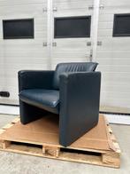 Leolux FABIO Fauteuil | woonkamerstoel | Leder donderblauw, Huis en Inrichting, Stoelen, Ophalen, Blauw, Leer, Eén