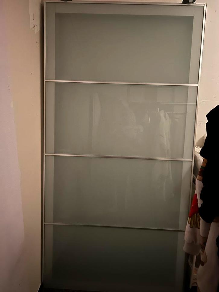 IKEA Pax Schuifdeuren 100x210 cm 2 stuks, Huis en Inrichting, Kasten | Kledingkasten, Zo goed als nieuw, 200 cm of meer, 50 tot 100 cm