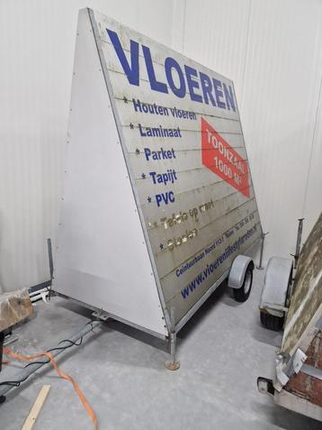 Reclame aanhanger / aanhangers Te Koop beschikbaar voor biedingen