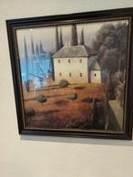 Twee Schilderijen met Landschap en Huis, Ophalen