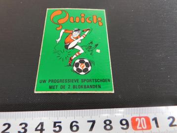 sticker QUICK uw progresieve sportschoen met de 2 blokbanden beschikbaar voor biedingen