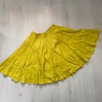 lime groene BANANA REPUBLIC cirkel rok met geborduurde rand, Kleding | Dames, Rokken, Verzenden, Gedragen, Maat 46/48 (XL) of groter
