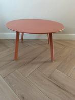 Grote roze aluminium bijzettafel van Intratuin., Ophalen of Verzenden, Zo goed als nieuw, Rond, Aluminium