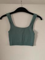 Te koop groene zara top maat XS-S, Kleding | Dames, Tops, Ophalen of Verzenden, Zo goed als nieuw, Zonder mouw, Maat 34 (XS) of kleiner