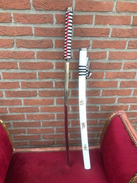 mooi samoerai zwaard/ katana met karakters, Verzamelen, Militaria | Algemeen, Overige soorten, Zwaard of Sabel, Azië, Ophalen of Verzenden