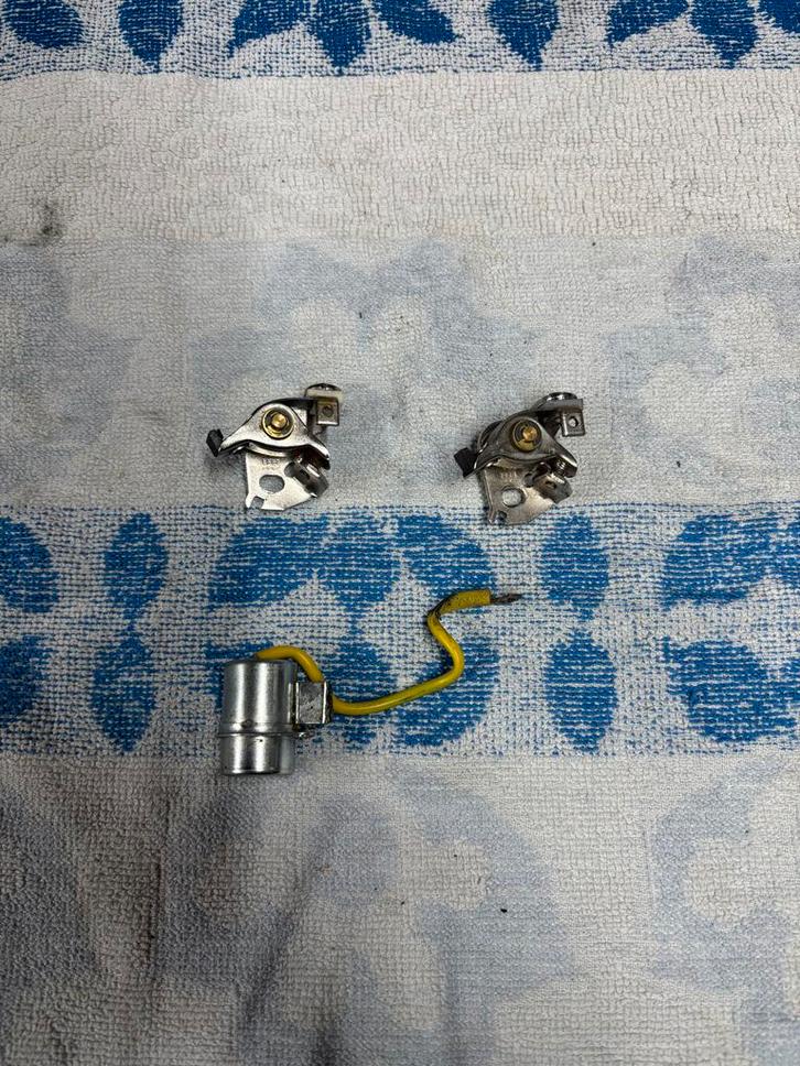 Vespa Ciao Contactpunten & Condensator - EFFE, Fietsen en Brommers, Brommeronderdelen | Algemeen, Zo goed als nieuw, Blok, Ophalen of Verzenden