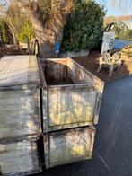 4 Steenschot bloembakken - Super stevig! €100,-, Ophalen, Gebruikt, Balkon, 60 tot 100 cm