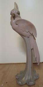 Vintage papegaai beeld 1 meter hoog handgemaakt Art Deco, Ophalen