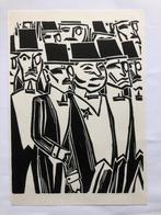 Franz Maria Jansen originele houtsnede, Antiek en Kunst, Kunst | Etsen en Gravures, Ophalen of Verzenden