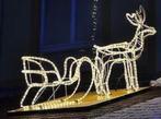 Kerstverlichting: Rendier Met Slee Echte Eyecatcher!!! Nieuw, Ophalen of Verzenden, Nieuw
