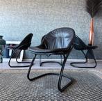 4x Pascale Dining Chairs by Gastone Rinaldi for Thema, 1970s, Ophalen, Gebruikt, Vintage, Gastone Rinaldi, Italian Design, Zwart