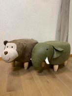 Poef Olifant & Aap - Kinderzitje Kwantum, Ophalen, Gebruikt, Overige vormen, Minder dan 50 cm