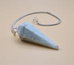 PENDEL EDELSTEEN AMAZONIET FACET, Sieraden, Tassen en Uiterlijk, Edelstenen, Ophalen of Verzenden, Nieuw