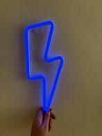 Neon Bliksem Lamp - Blauw, Ophalen of Verzenden, Zo goed als nieuw