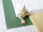 18 Karaat Gouden Nefertiti Hanger, Overige voorstellingen, Ophalen of Verzenden, Zo goed als nieuw, Goud