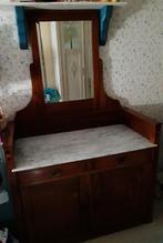 Mooie oude wastafel / kaptafel / commode, Ophalen, Gebruikt, 100 tot 150 cm, Klassiek