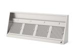 Horeca afzuigkap wandmodel met led verlichting 280x100xh40cm