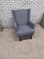Fauteuil Velderhof grijs stof model Olivia, Ophalen, Zo goed als nieuw, Hout