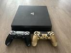 PlayStation 4 | 1TB | Topstaat | 2 Controllers Zwart + Goud, Spelcomputers en Games, Spelcomputers | Sony PlayStation 4, Ophalen