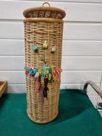 Wc rol houder rotan bamboe met deksel, Ophalen of Verzenden, 'T Olde Gre-j, Info@toldegrej.nl, Endepoelstraat 20f Didam
