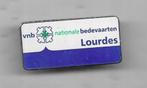 LOURDES BEDEVAARTEN RELIGIE BROCHE SPELD, Verzenden, Gebruikt, Merk, Speldje of Pin