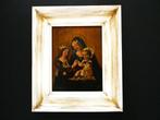 Aandoenlijk handgeschilderd icoon Anna te Drieën Maria Jezus, Ophalen of Verzenden