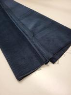 Marineblauw ribfluweel 1,60 meter, Blauw, 120 cm of meer, Nieuw, Ophalen of Verzenden