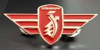 ZUNDAPP logo Pin Rood voor KS 50 100 125 517 CS GT GTS janus, Motoren, Ophalen of Verzenden, Nieuw