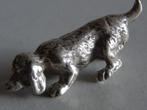 Miniatuur zilver DX7 hond teckel zilveren miniaturen, Zilver, Verzenden