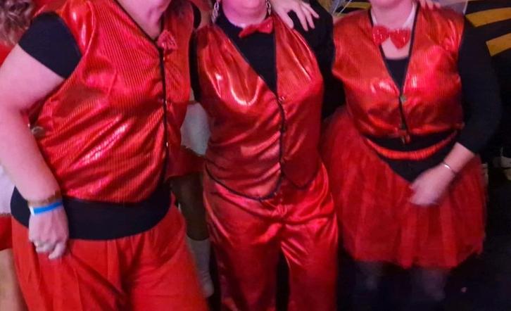 Loopgroep Met carnaval over de ROOIE!, Kleding | Dames, Carnavalskleding en Feestkleding, Zo goed als nieuw, Ophalen of Verzenden