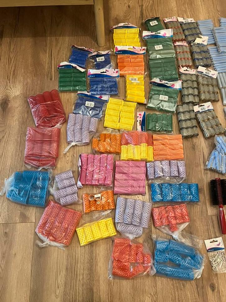 Kappersspullen Te Koop, Sieraden, Tassen en Uiterlijk, Uiterlijk | Haarverzorging, Zo goed als nieuw, Ophalen of Verzenden