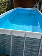 Bestway buitenzwembad met filterpomp 400x200x140, Tuin en Terras, Zwembaden, Gebruikt, 200 tot 300 cm, Opzetzwembad, 200 tot 400 cm