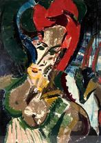 Schilderij Koos van Bruggen "Pieterburen Bokkenserie 1", 197, Antiek en Kunst, Ophalen of Verzenden