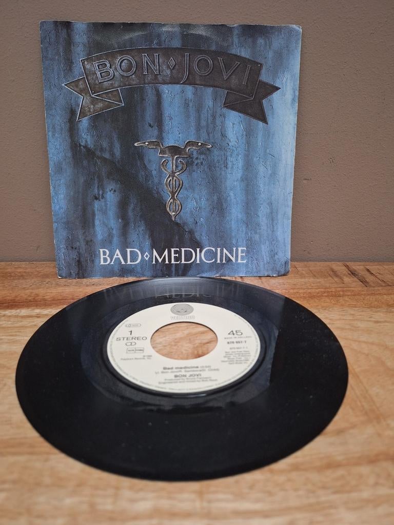 Bon Jovi - Bad Medicine - 7" Single, Cd's en Dvd's, Vinyl Singles, 7 inch, Single, Ophalen of Verzenden, Zo goed als nieuw