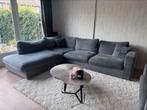 Keijser & Co hoekbank + loveseat grijs, Ophalen, Gebruikt